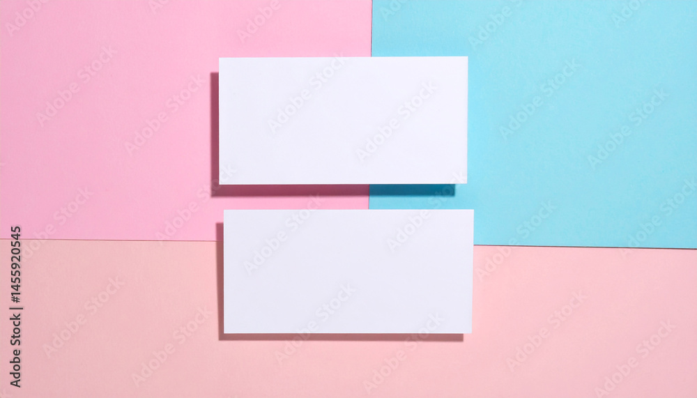 Business Card Mockup on Pastel Background – Modern Minimalist Branding Design Business Card Mockup on Pastel Background – Modern Minimalist Branding Design