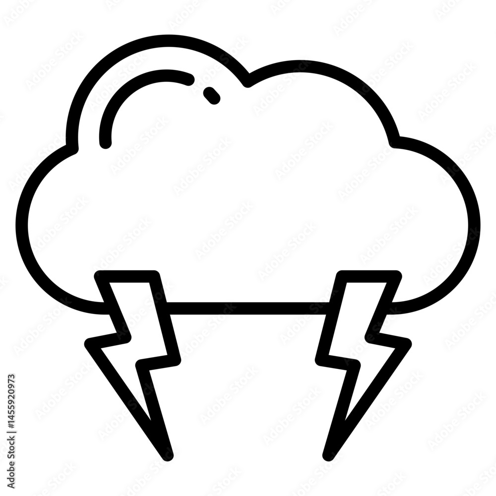 Storm Icon Element For Design Storm Icon Element For Design