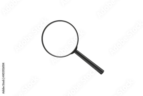 magnifying glass isolated on transparent background png 