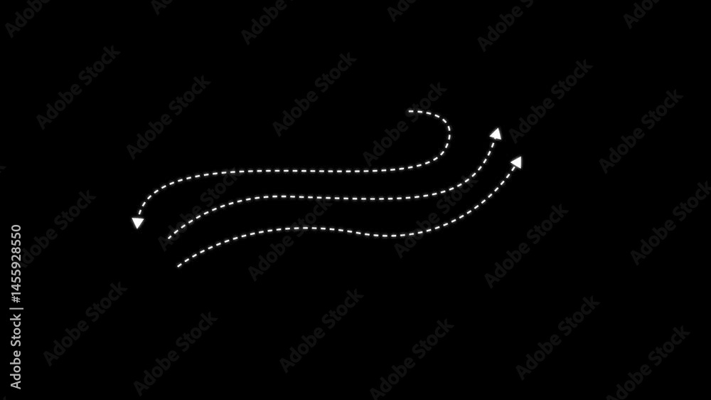 animated Set of dotted arrows Dotted arrows animation background. animated Set of dotted arrows Dotted arrows animation background.