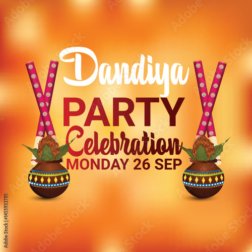 Dandiya night celebration design