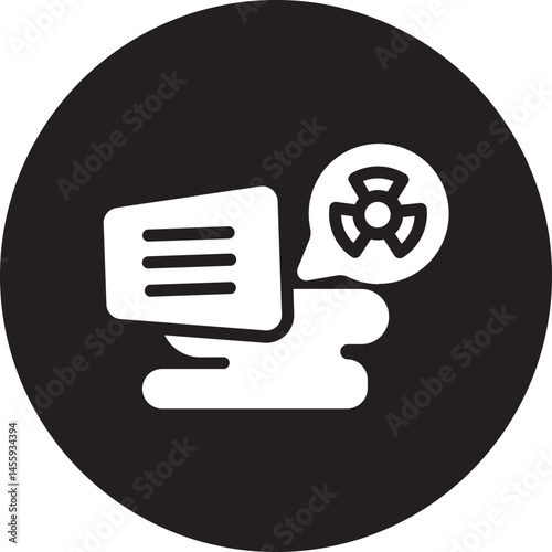waste glyph icon