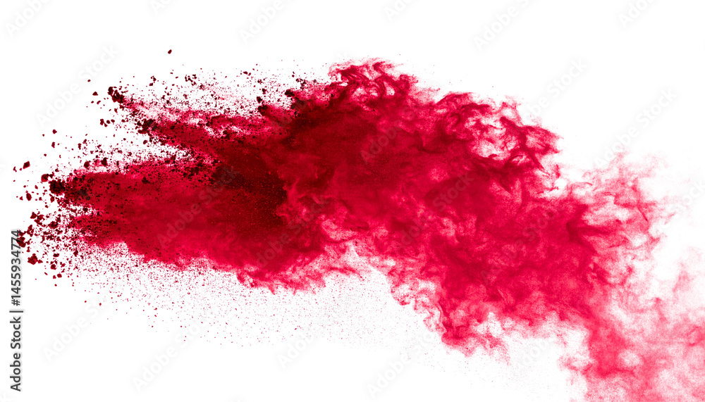 Red paint splashes on a transparent background. Red paint splashes on a transparent background.