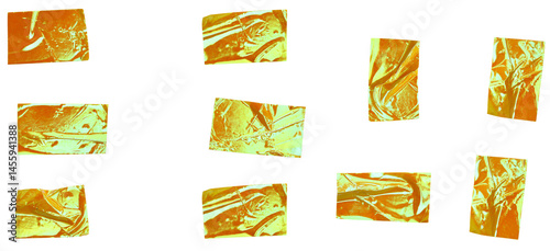 Crossed Holographic Tape Elements