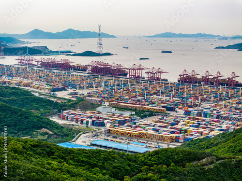 container terminal of Ningbo-Zhoushan Port