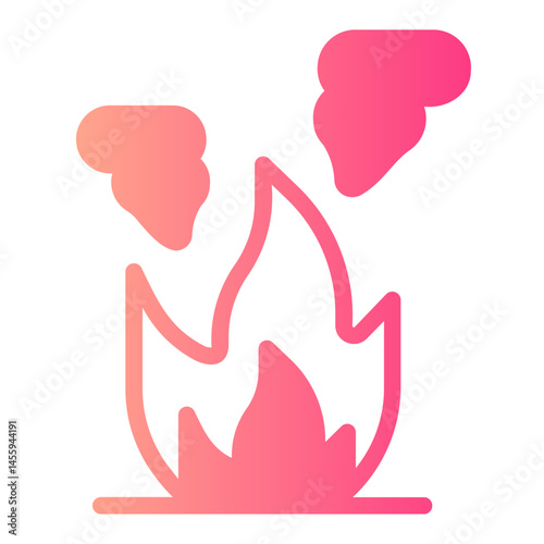 fire gradient icon