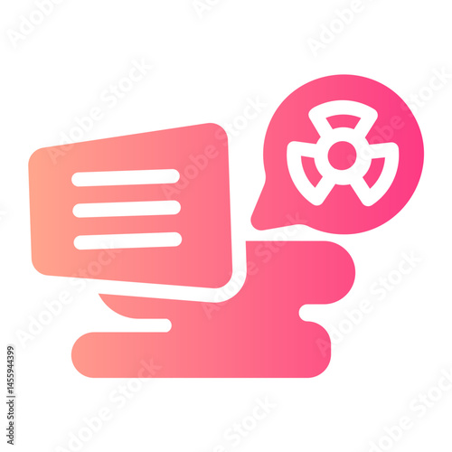 waste gradient icon