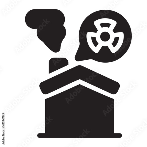 chimney glyph icon