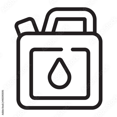 gas can line icon