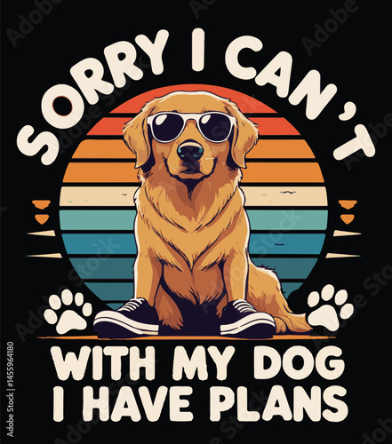 Dog T shirt design .