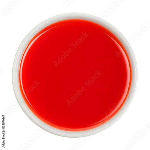 Macro photograph of a red tomato sauce, ketchup top view isolated on white background Free Download Macro photograph of a red tomato sauce, ketchup top view isolated on white background - GFXLoad