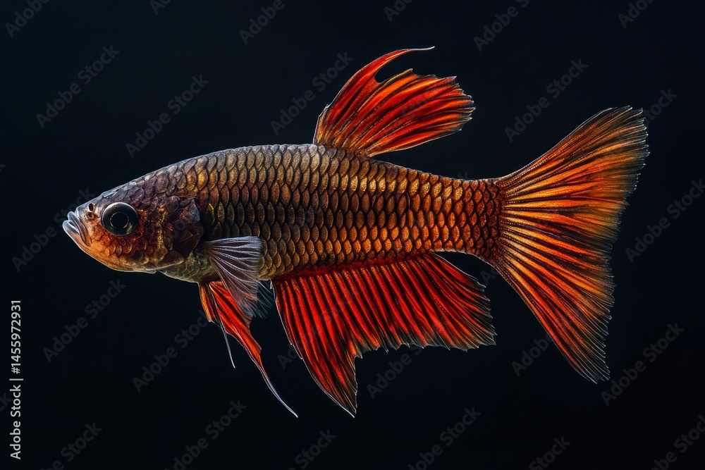 Fototapeta premium goldfish in aquarium
