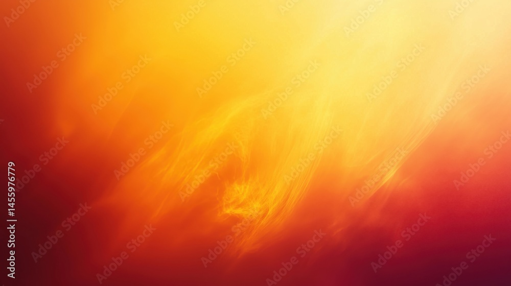 Obraz premium Abstract warm gradient background with orange and yellow hues for design projects