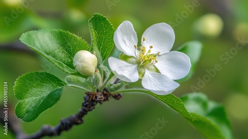 Delicate Apple Blossom in Springtime