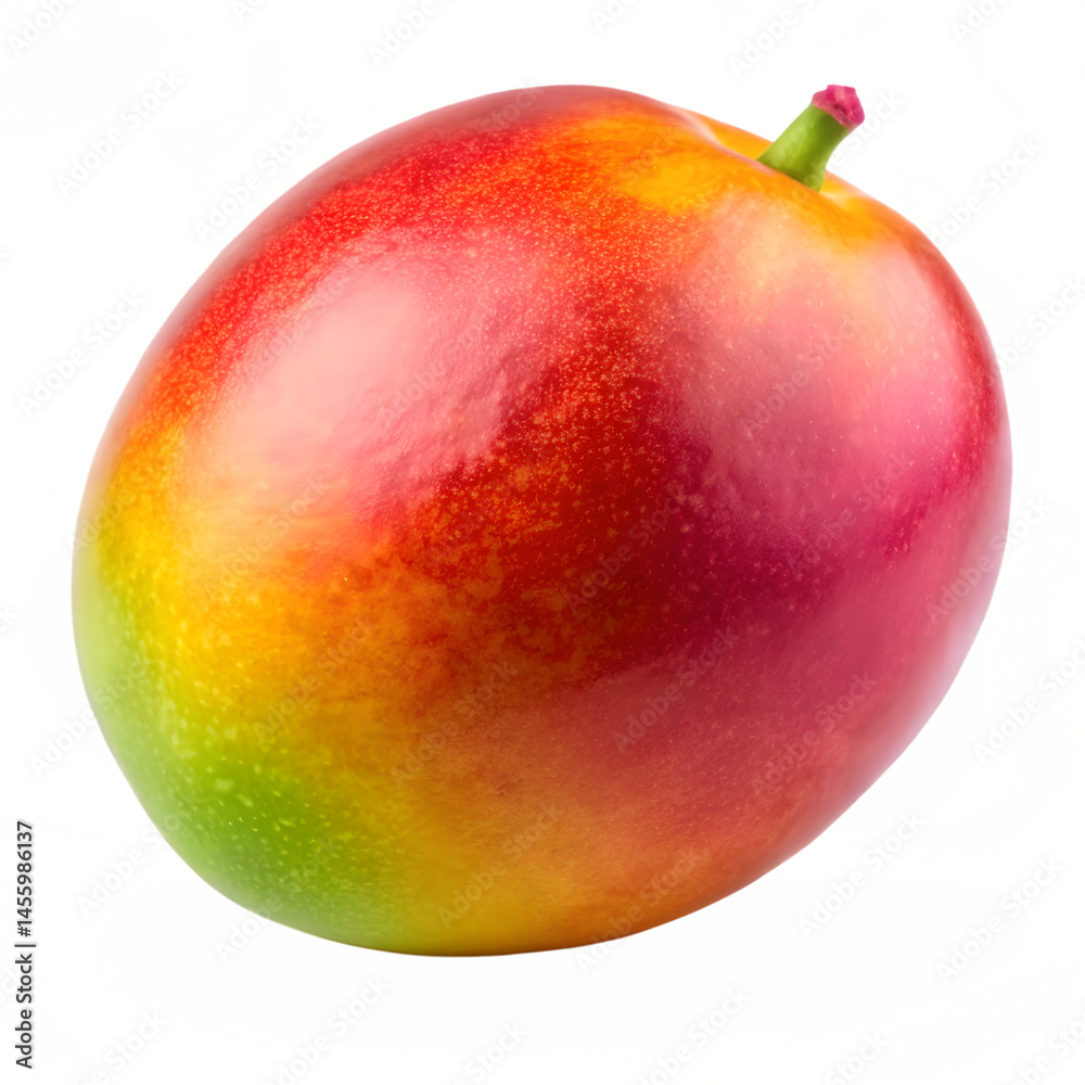 Sweet Mango Fruit Isolated White Background Sweet Mango Fruit Isolated White Background