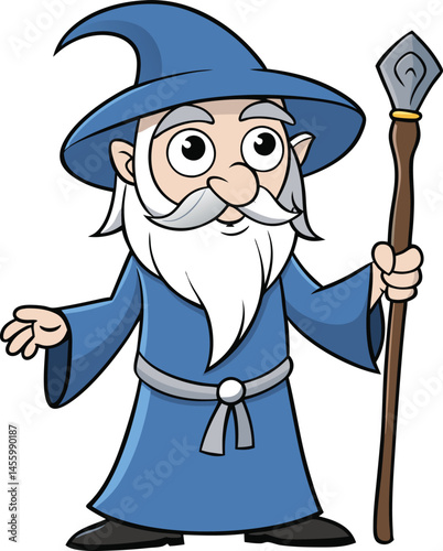 halloween witch with broom