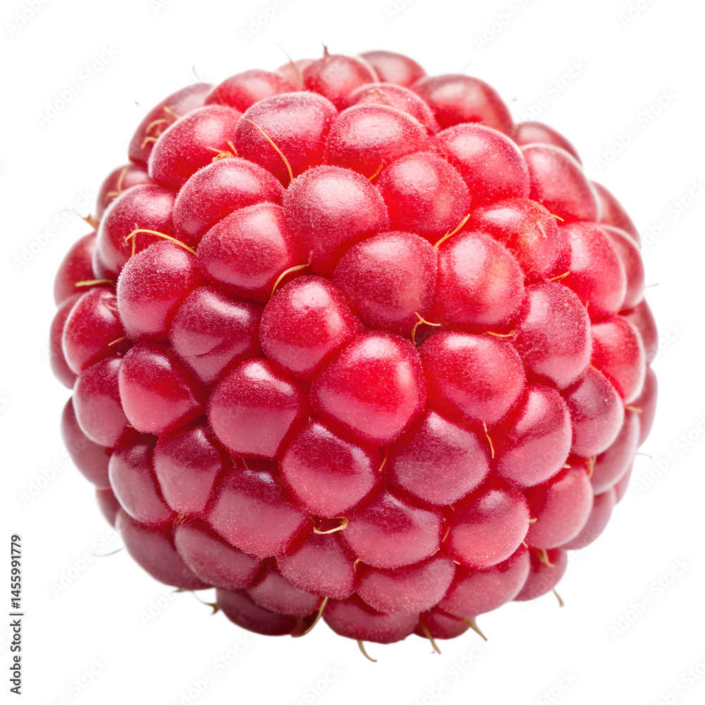 Red Raspberry Isolated with Clean Background Red Raspberry Isolated with Clean Background