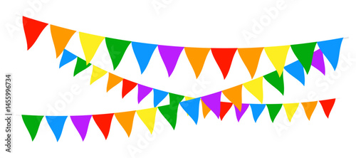Multi Colored flags	