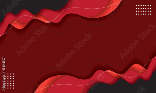 Abstract Wave Multiple Color Background