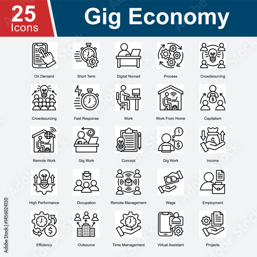 Gig Economy refers to a labor market characterized by short-term contracts, freelance work, and flexible, tech-enabled job opportunities, often outside traditional employment structures.