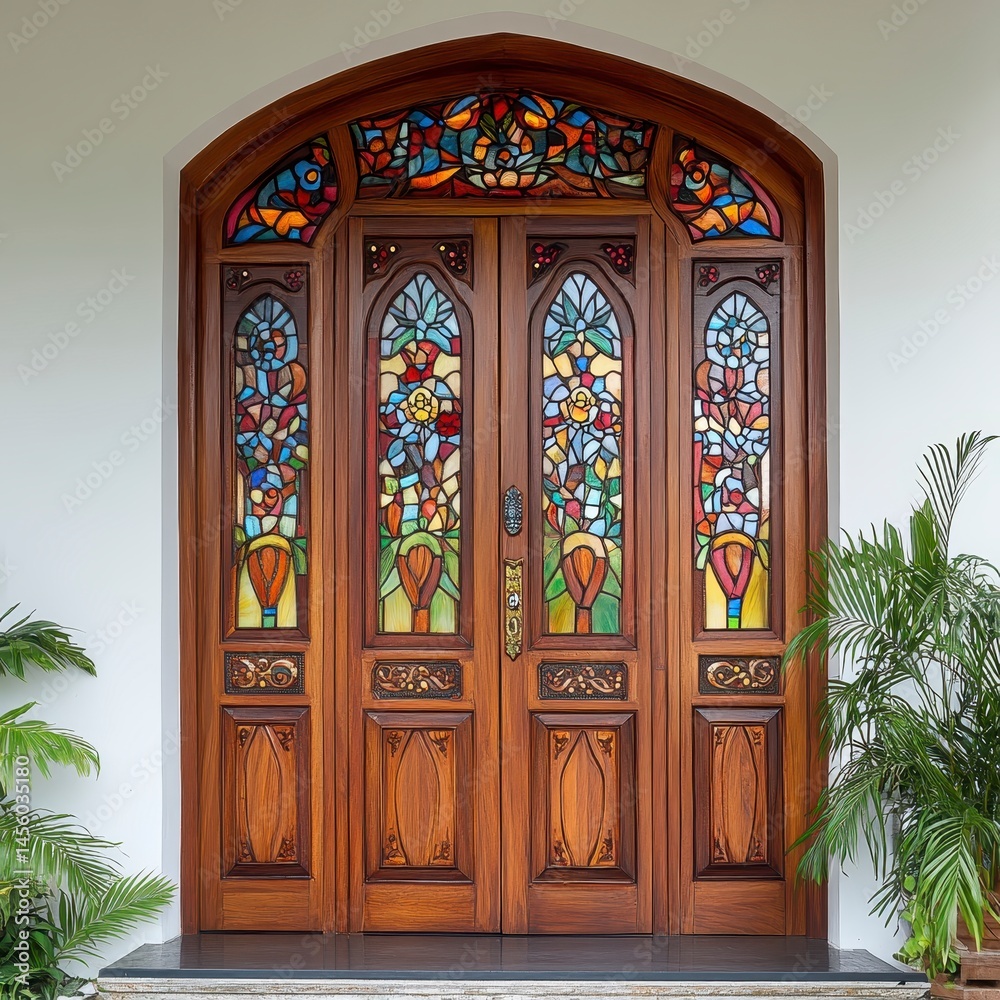 Obraz premium old wooden door