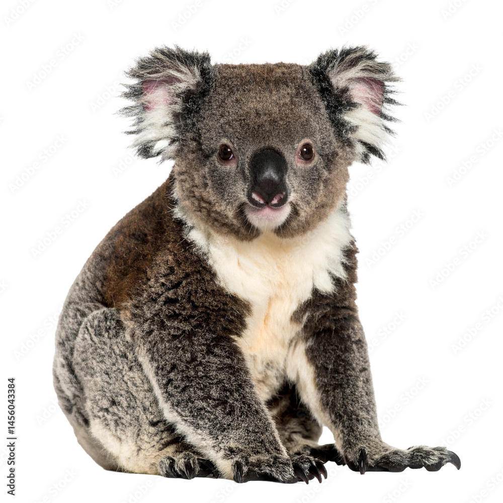Naklejka premium koala on white background