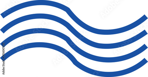 Air , water waves line icon. Simple wind, breeze, outline signs, weather symbol isolated on transparent backgrounds, vector  with editable stroke. Various wave art design logo element.