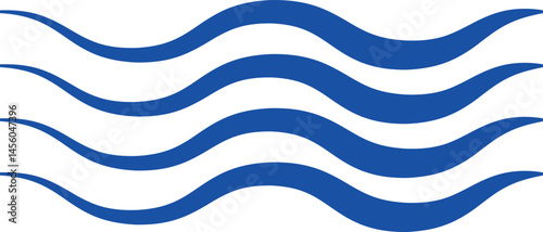 Air , water waves line icon. Simple wind, breeze, outline signs, weather symbol isolated on transparent backgrounds, vector  with editable stroke. Various wave art design logo element.