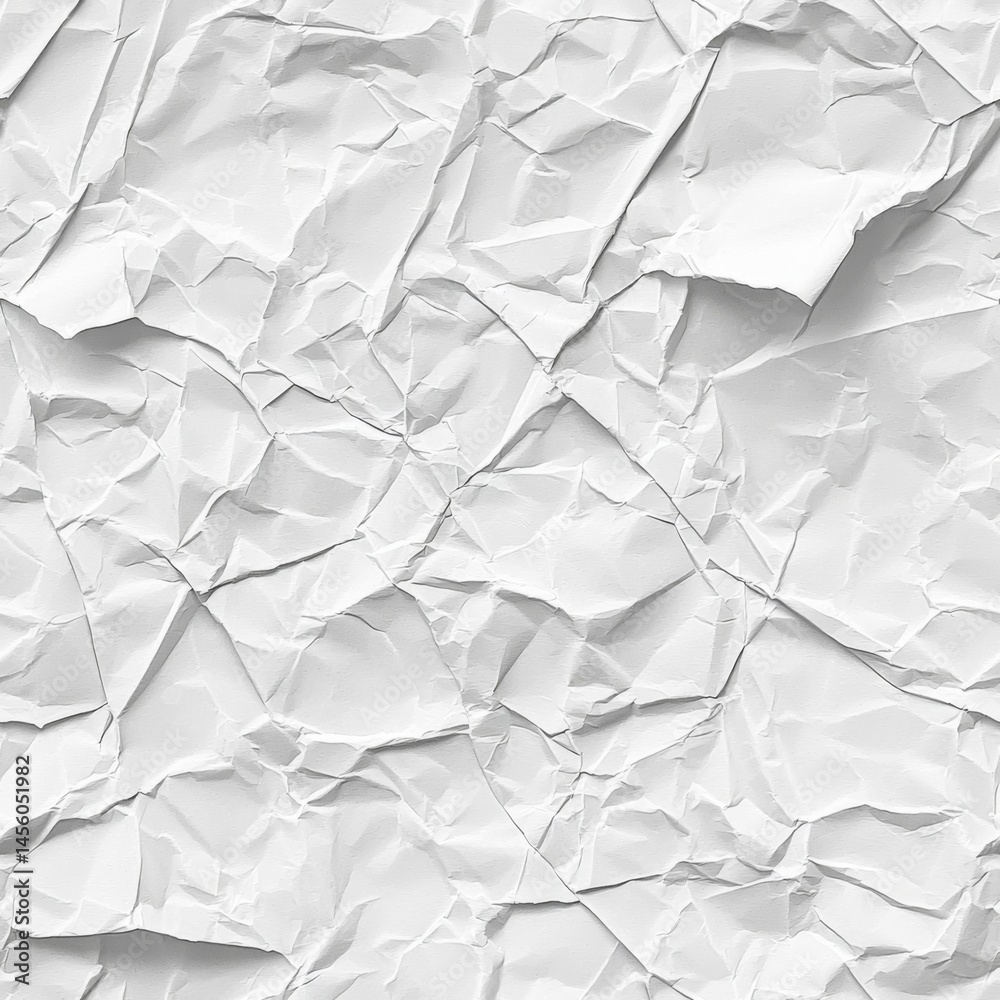 Obraz premium Seamless Wrinkled Paper Texture