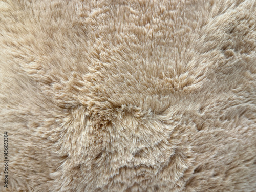 Close up of carpet rug flooring in tuft texture in bright white peach color. Seamless modern minimalist rug texture with tufted fur. Suitable for living room floor.