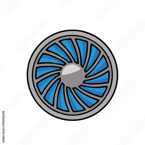 Minimalist air conditioner vector icon

