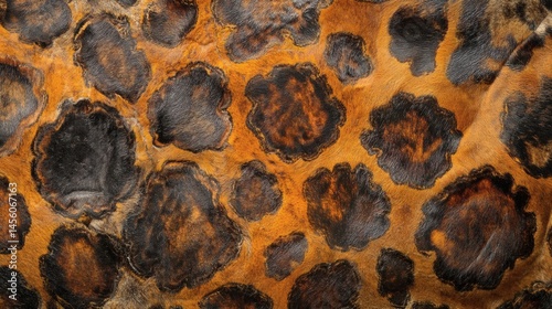 Obraz na płótnie Close-up of textured, dark brown and orange surface. Background blurry. Use design, texture w salonie