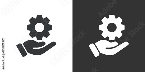 Repair icon. Solid glyph series icon