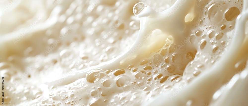 Beer foam rises and clings, forming delicate bubbles and a creamy texture. Beer foam rises and clings, forming delicate bubbles and a creamy texture.