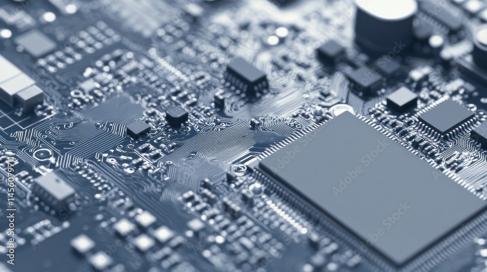 Close up circuit board technology detail Close up circuit board technology detail