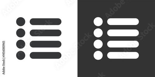 Menu button icon. Solid glyph series icon