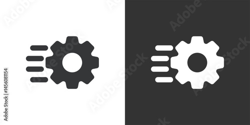 Progress icon. Solid glyph series icon