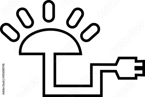 Solar panel icon. power energy. electricity Simple renewable energy solutions cells icon Home, roof pattern. Sun energy battery. environmentally friendly, editable stroke with transparent background