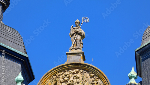 Canvas Print saint-hubert, patron saint of hunters