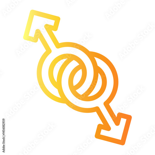 gender Line Gradient Icon