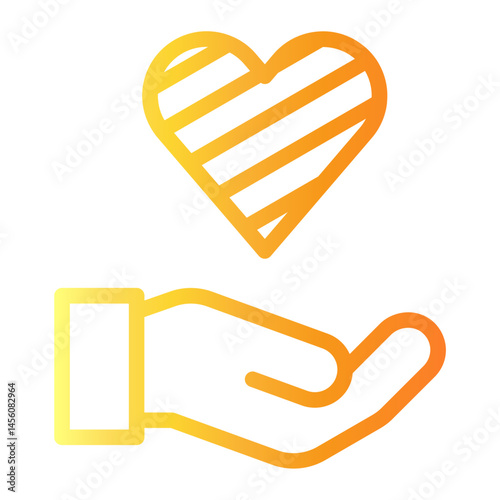 give Line Gradient Icon