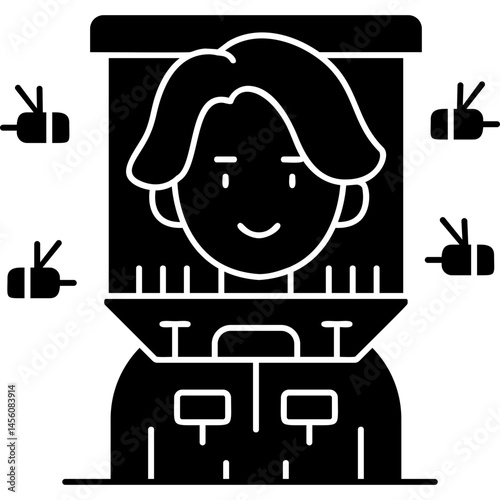 Beekeeper Icon Vector Element
