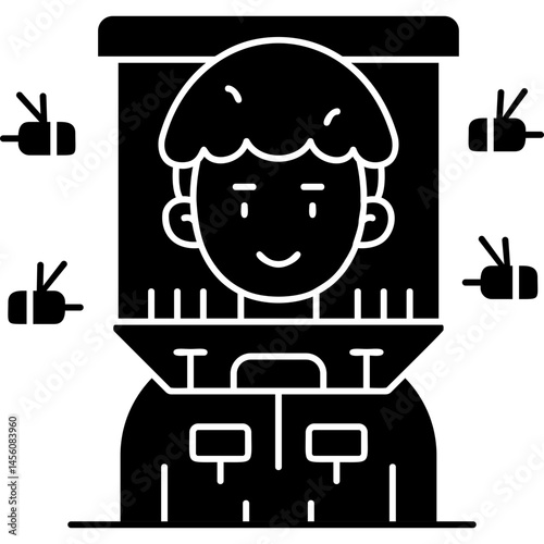Beekeeper Icon Vector Element