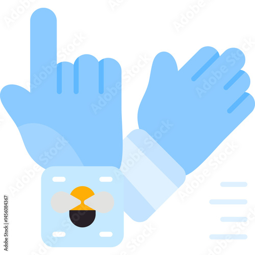 Gloves Icon Vector Element