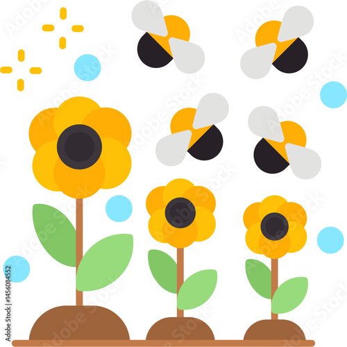 Beekeeper Icon Vector Element