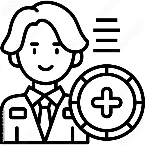 User goal Icon Vector Element