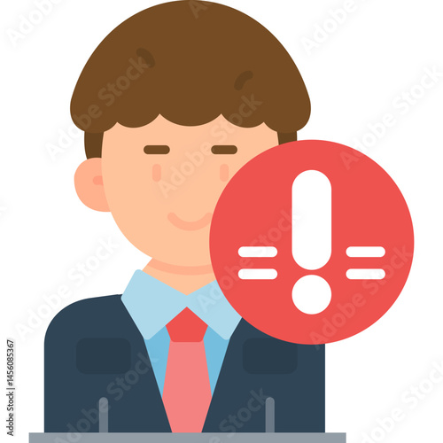 Warning Icon Vector Element