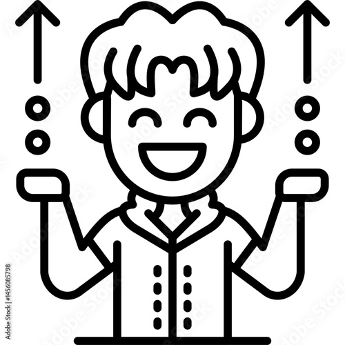 Motivation Icon Vector Element