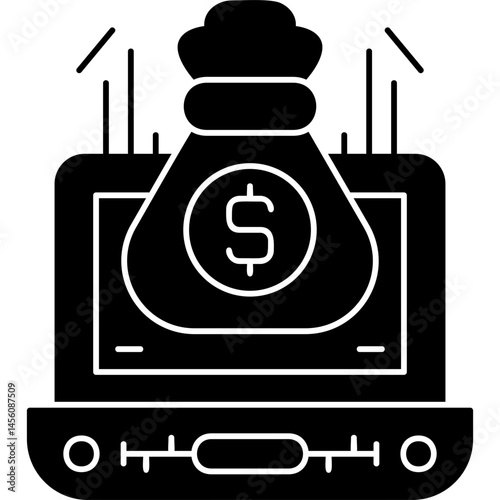 Money Management Icon Vector Element