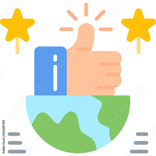 International Business Icon Vector Element